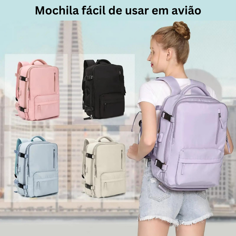 Mochila grande de viagem