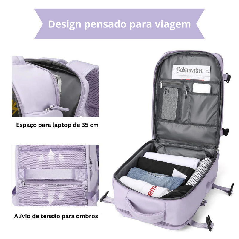 Mochila grande de viagem