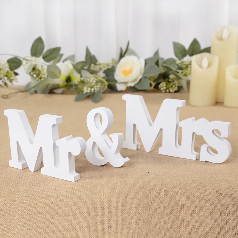 Mr. & Mrs - decoração