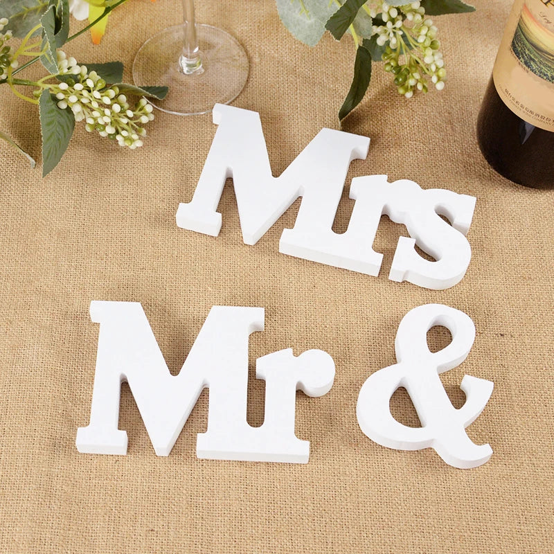 Mr. & Mrs - decoração