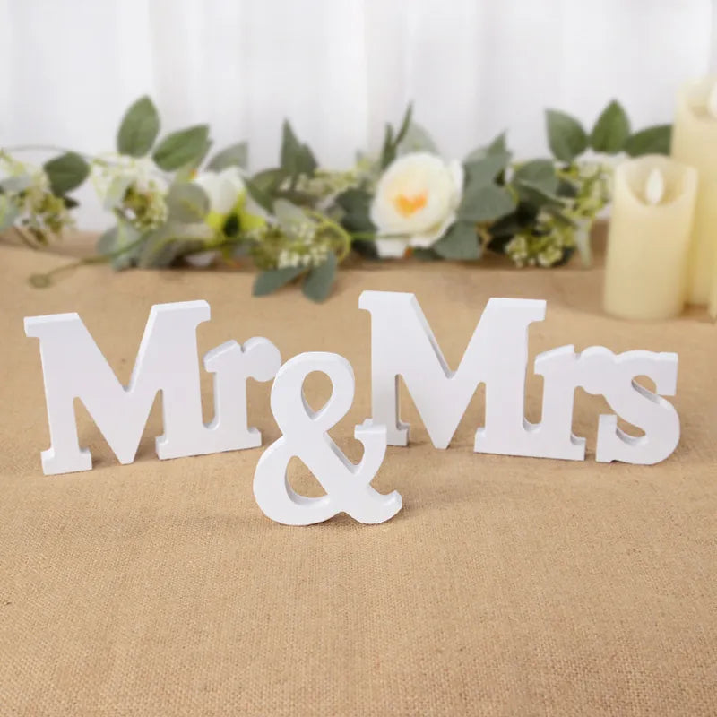 Mr. & Mrs - decoração