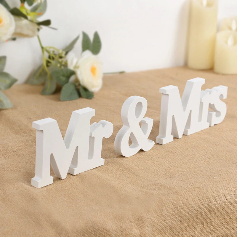 Mr. & Mrs - decoração